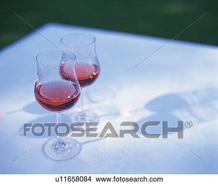 Picture - Two Wineglasses. Fotosearch