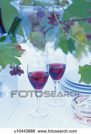 Two Wineglasses, Red Wine View Large Photo Image Stock Photo - Two Wineglasses, Red Wine. Fotosearch