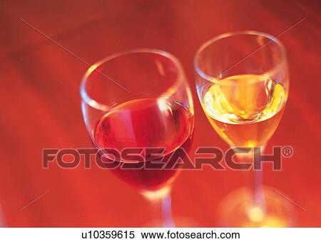 Stock Photography - Two Wineglasses. Fotosearch
