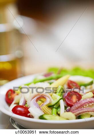 Seafood Salad View Large Photo Image Stock Image - Seafood Salad. Fotosearch