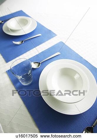 Table Setting next door to each View Large Photo Image Stock Photography - Table Setting next door to each . Fotosearch