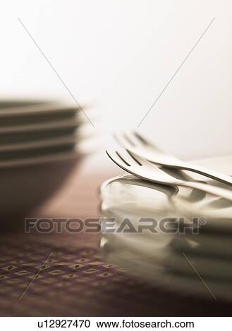 Stock Image - Tableware. Fotosearch