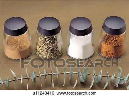 Stock Photograph - Close-Up, Group Of Objects, In A Row, Indoor. Fotosearch