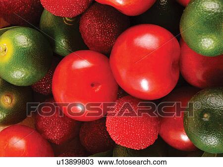 Stock Image - assorted, choice, berries, abundance. Fotosearch