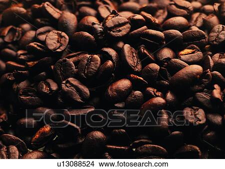 Picture - Bean, Coffee Beans, Close-Up, Brown, Aromatic. Fotosearch