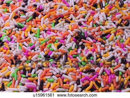 Stock Image - Candy, Background, Large Group Of Objects, Multi-Colored, Food as Background, Garnish, Assortment. Fotosearch