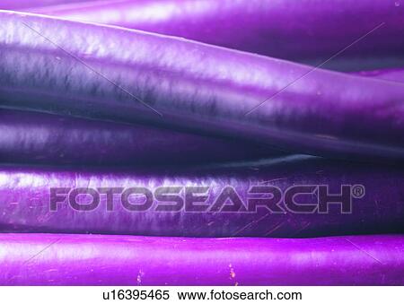 Stock Photography - Eggplant, Arrangement, Background, Firm, Food And Drink, Large Group Of Objects, Food. Fotosearch