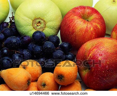 fruit, fresh, combined, muskmelon, oriental melon, apple, grape View Large Photo Image Stock Photograph - fruit, fresh, combined, muskmelon, oriental melon, apple, grape. Fotosearch