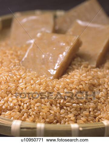 Stock Image - Unpolished Rice. Fotosearch