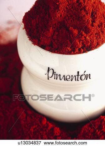 Stock Photo - Spice, Spices, Ingredient, Ingredients, Food, Paprika, Hot paprika. Fotosearch