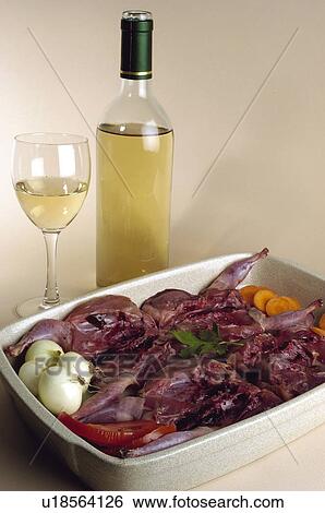 Stock Photograph - Food, Meat, Raw, Raw meat, Quail, Quails, Tray. Fotosearch