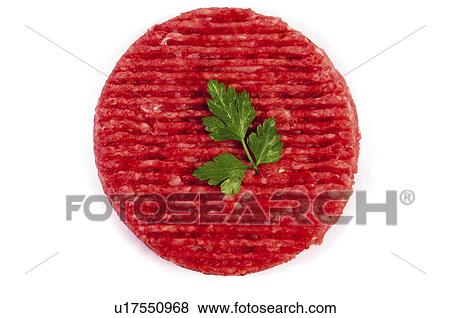 Stock Photo - Food, Meat, Raw, Raw meat, Veal, Mince, Ground meat. Fotosearch