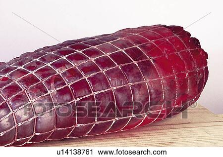Food, Meat, Raw, Raw meat, Veal, Veal meat, Roll View Large Photo Image Stock Image - Food, Meat, Raw, Raw meat, Veal, Veal meat, Roll. Fotosearch