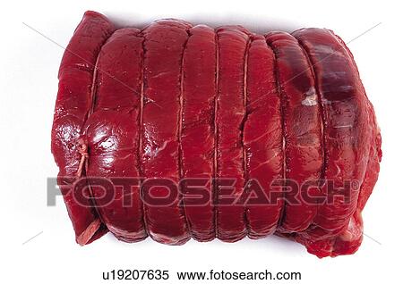 Food, Meat, Raw, Raw meat, Veal, Veal meat, Roll View Large Photo Image Stock Photography - Food, Meat, Raw, Raw meat, Veal, Veal meat, Roll. Fotosearch