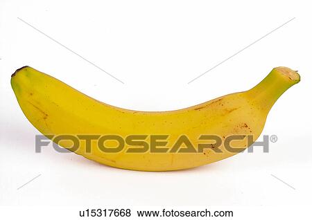 Stock Photo - Fruit, Banana, Yellow, Yellow color, Yellow colour, Speckled, Peel. Fotosearch