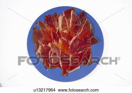 Picture - Cold meat, Cold cut, Cold meats, Cold cuts, Appetizer, Appetizers, Food. Fotosearch