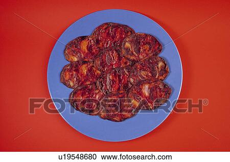 Stock Image - Cold meat, Cold cut, Cold meats, Cold cuts, Appetizer, Appetizers, Food. Fotosearch