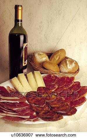 Cold meat, Cold cut, Cold meats, Cold cuts, Appetizer, Appetizers, Food View Large Photo Image Stock Photo - Cold meat, Cold cut, Cold meats, Cold cuts, Appetizer, Appetizers, Food. Fotosearch