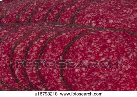 Stock Photo - Cold meat, Cold cut, Cold meats, Cold cuts, Appetizer, Appetizers, Food. Fotosearch
