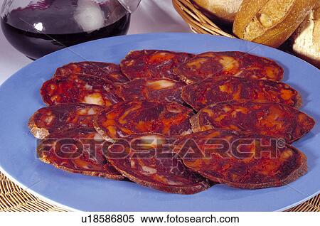 Stock Photography - Cold meat, Cold cut, Cold meats, Cold cuts, Appetizer, Appetizers, Food. Fotosearch