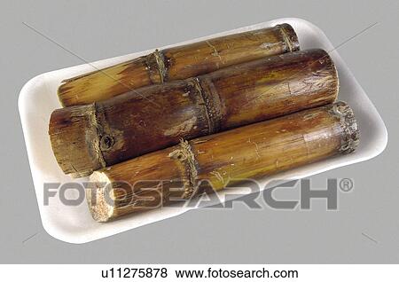 Stock Photo - Supermarket, Food, Tray, Cane, Canes, Sugar, Sugar cane. Fotosearch