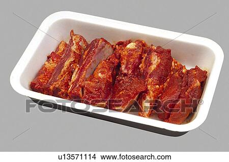 Supermarket, Food, Tray, Meat, Sparerib, Spareribs, Pork View Large Photo Image Picture - Supermarket, Food, Tray, Meat, Sparerib, Spareribs, Pork. Fotosearch