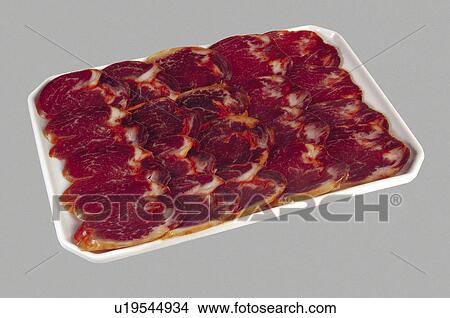 Supermarket, Food, Tray, Pork, Cold cut, Cold meat, Slice View Large Photo Image Picture - Supermarket, Food, Tray, Pork, Cold cut, Cold meat, Slice. Fotosearch
