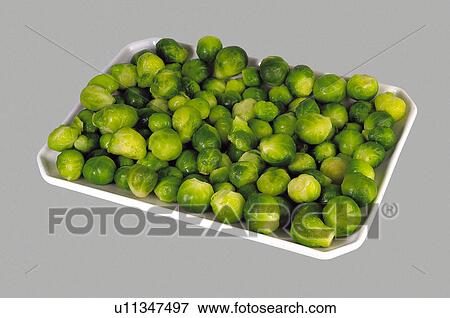 Stock Photo - Supermarket, Food, Tray, Vegetable, Vegetables, Sprout, Sprouts. Fotosearch