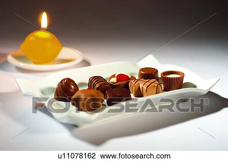 Chocolate, Chocolates, Sweet, Dessert, Variety, Black chocolate, White chocolate View Large Photo Image Stock Image - Chocolate, Chocolates, Sweet, Dessert, Variety, Black chocolate, White chocolate. Fotosearch