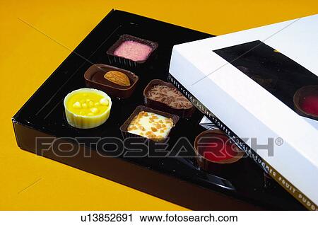 Chocolate, Chocolates, Sweet, Chocolates box, Dessert, Present View Large Photo Image Stock Image - Chocolate, Chocolates, Sweet, Chocolates box, Dessert, Present. Fotosearch