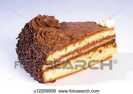 Stock Photo - Chocolate, Tart, Cake, Chocolate tart, Chocolate cake, Portion, Sweet. Fotosearch