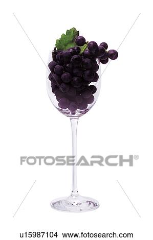 Picture - Food, Fruit, Grape, Grapes, Black, Black grapes, Bunch. Fotosearch