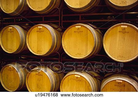 Stock Photo - Wine, Drink, Beverage, Barrel, Barrels, Cask, Casks. Fotosearch