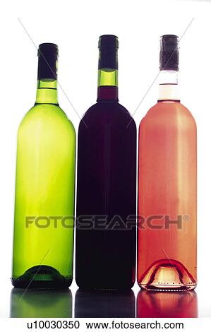 Stock Image - Wine, Drink, Beverage, Bottle, Bottle of wine, Bottles, Bottles of wine. Fotosearch