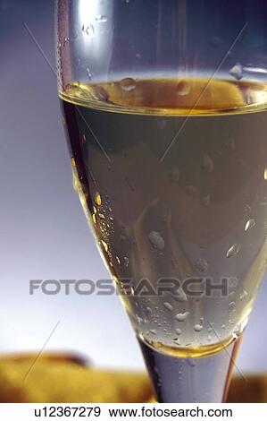 Stock Photo - Wine, Drink, Beverage, White, White wine, Glass, Glass of wine. Fotosearch