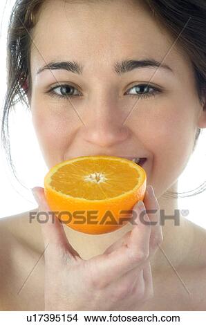 Woman, Beauty, Face, Young, Health, Healthy, Healthy food View Large Photo Image Picture - Woman, Beauty, Face, Young, Health, Healthy, Healthy food. Fotosearch