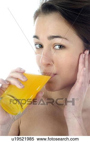 Stock Photography - Woman, Beauty, Young, Face, Portrait, Health, Healthy. Fotosearch