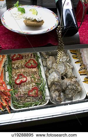 Stock Photography - Seafood display. Fotosearch