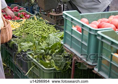 Merchant selling fresh vegetables View Large Photo Image Picture - Merchant selling fresh vegetables. Fotosearch