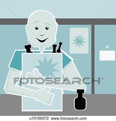 Drawing - Close-up of a girl holding a chessboard. Fotosearch