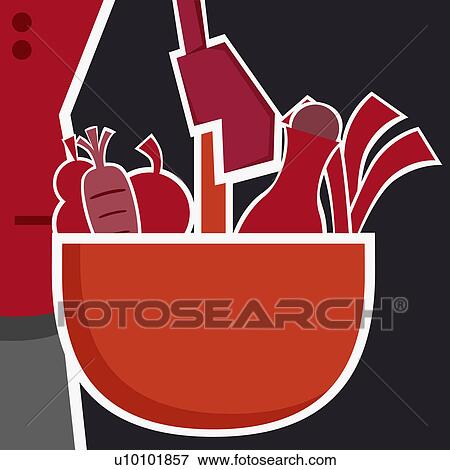 Mid section view of a person's hand holding a basket View Large Illustration Stock Illustration - Mid section view of a person's hand holding a basket. Fotosearch