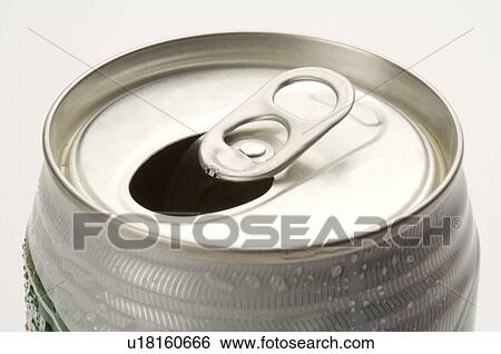 Opened can of beer, close-up View Large Photo Image Stock Photograph - Opened can of beer, close-up. Fotosearch