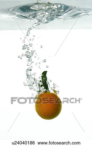 Fresh orange sinking in water, creating water bubbles View Large Photo Image Stock Photograph - Fresh orange sinking in water, creating water bubbles. Fotosearch