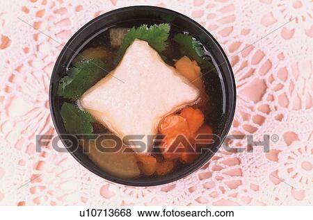 Bowl Of Zoni View Large Photo Image Stock Photo - Bowl Of Zoni. Fotosearch