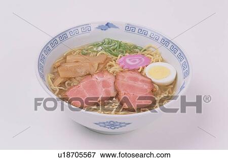 Stock Photo - Chinese Noodle Dish With Meat. Fotosearch
