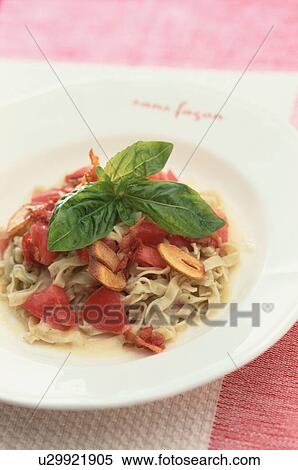 Stock Photography - Noodle Dish With Vegetables. Fotosearch