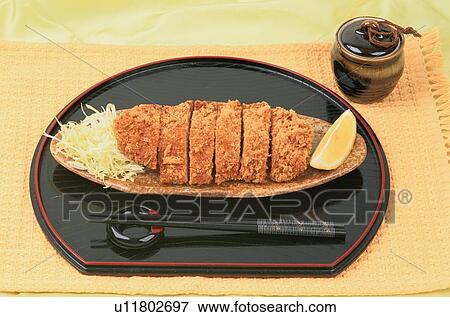Sliced Pork And Chopsticks View Large Photo Image Stock Photo - Sliced Pork And Chopsticks. Fotosearch