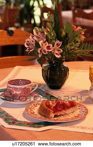 Stock Image - Tea And Cake. Fotosearch