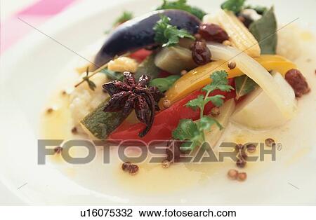 Stock Image - Vegetable Dish. Fotosearch