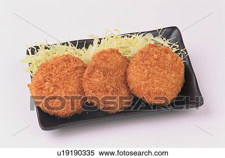 Croquettes On Plate View Large Photo Image Stock Photography - Croquettes On Plate. Fotosearch